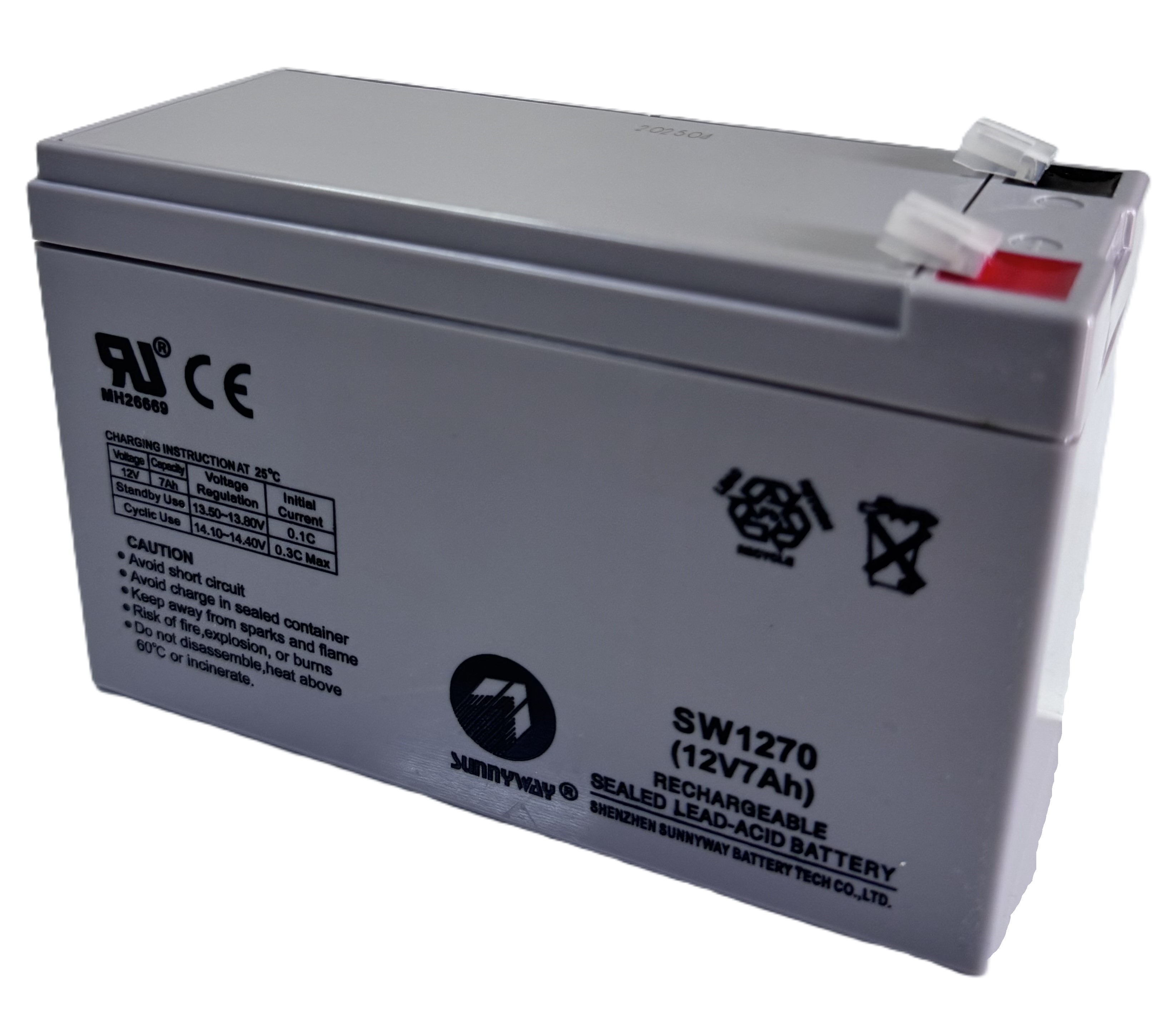Batterie étanche plomb AGM VRLA 12V 7Ah