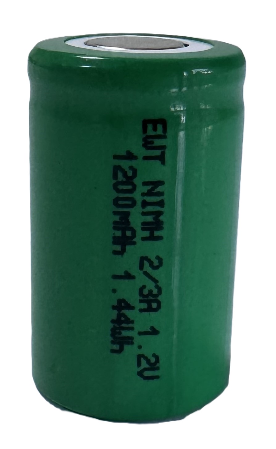 Pile EWT rechargeable NiMH 2/3A 1.2V 1200 mAh